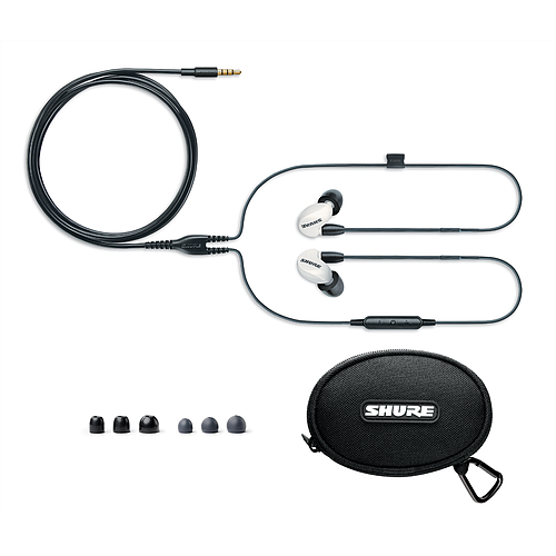 Shure - Audífonos In-Ears Aislantes de Sonido, Color: Blanco Mod.SE215SPE-W-UNI_7