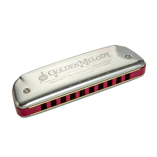 Hohner - Armónica Golden Melody en Re Mayor 542/20 Mod.M542036X