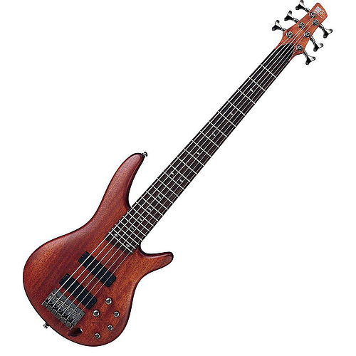 Ibañez - Bajo Electrico SDGR, Color Caoba 6 Cuerdas Mod.SR506BM