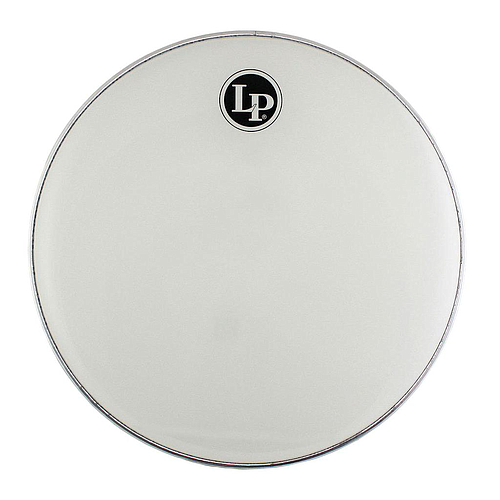 Latin Percussion - Parche para Timbal 15, Liso Color Blanco Mod.LP247C