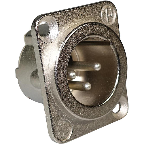 Neutrik - Conector XLR Macho de 3 Polos Serie D-LX Mod.NC3MD-LX