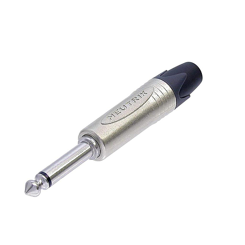 Neutrik - Plug Mono de 1/4", Contactos: Niquelados Mod.NP2X