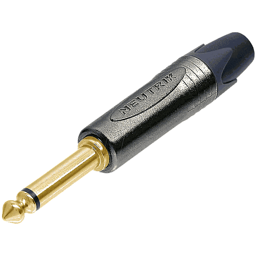 Neutrik - Plug Mono 1/4" Contactos en Oro Mod.NP2X-B