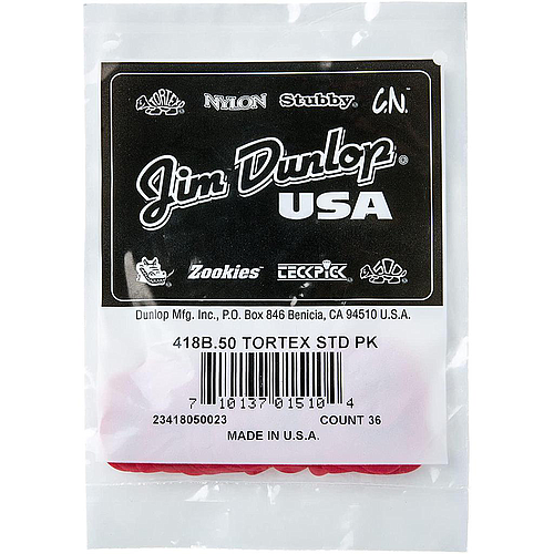 Dunlop - 36 Plumillas Tortex Standard Mod.418B