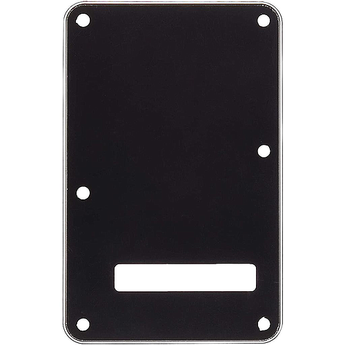 Fender - Placa Trasera para Stratocaster, Color: Negra Mod.0991322000