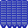 Jimmy Wess - Plumillas en Forma de Gota, 50 Piezas Mediana Mod.JW-TD-M(50)