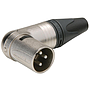 Neutrik - Conector XLR Macho Angulado 3 Polos Serie RX Mod.NC3MRX