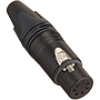 Neutrik - Conector XLR Hembra 5 Polos Serie XX Contactos en Oro Mod.NC5FXX-B