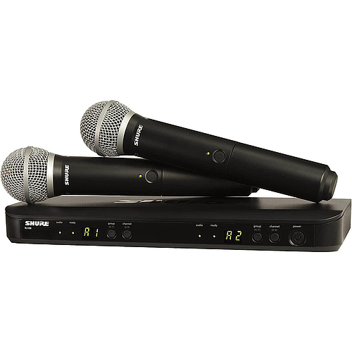 Shure - Sistema Inalámbrico BLX Doble de Mano Mod.BLX288/PG58