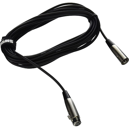 Shure - Cable para Micrófono, Tamaño: 7.62 mts. Mod.C25J